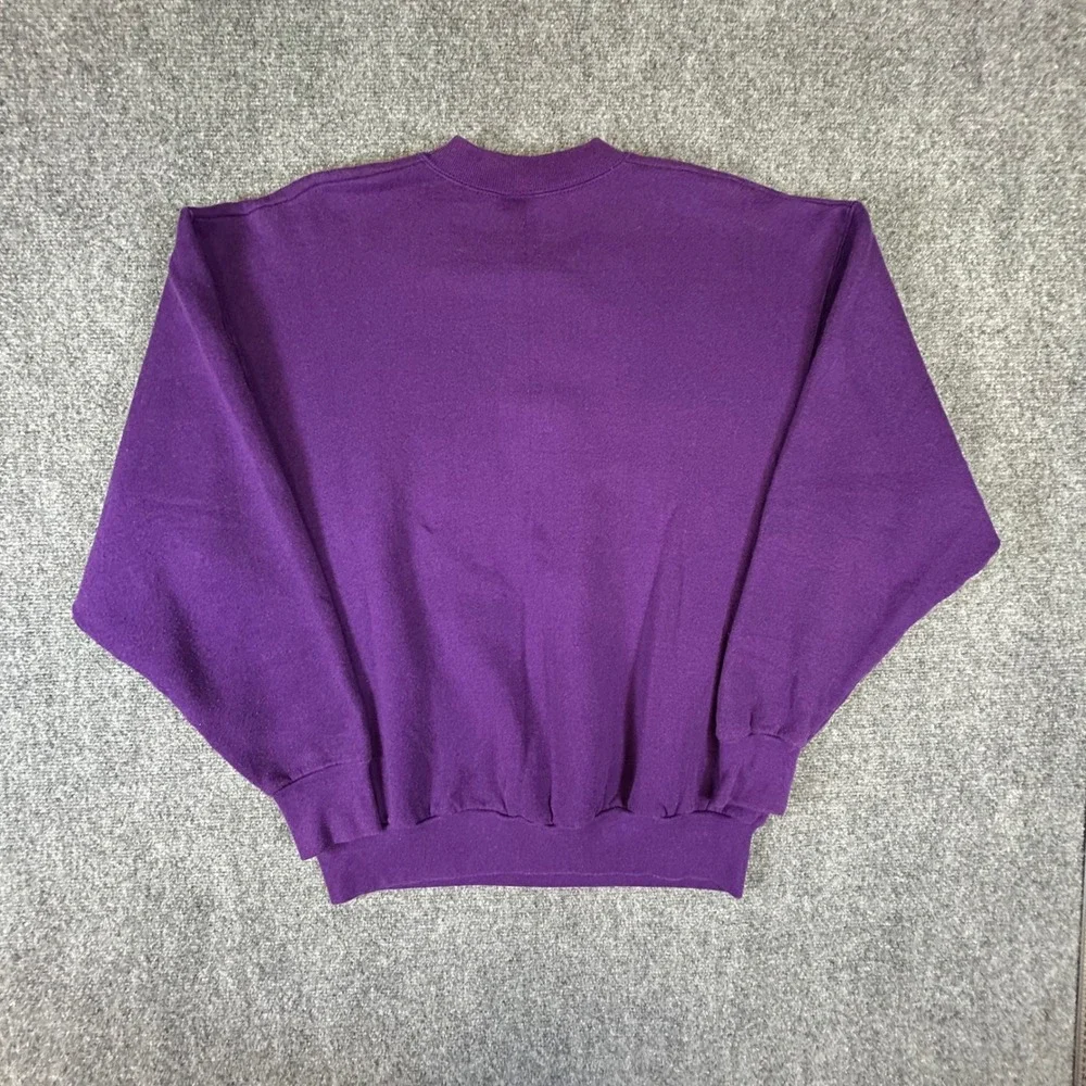 Vintage Fruit of‎ the Loom University of Western Ontario Purple Sweatshirt XL